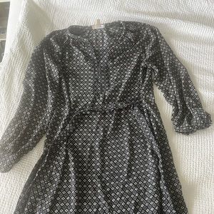 Banana Republic printed shirt dress